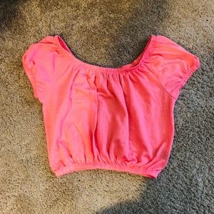 Pink Crop Top